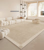 Solid Color Rug; Stain-Resistant Machine Washable; Luxury Carpet for Living Room & Bedroom