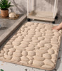 Pebble Texture Entryway Mat - Non-slip Bathroom Rug, Bedroom Side Floor Mat for Home Use