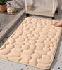 Pebble Texture Entryway Mat - Non-slip Bathroom Rug, Bedroom Side Floor Mat for Home Use
