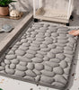 Pebble Texture Entryway Mat - Non-slip Bathroom Rug, Bedroom Side Floor Mat for Home Use