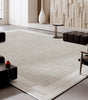 Solid Color Rug; Stain-Resistant Machine Washable; Luxury Carpet for Living Room & Bedroom