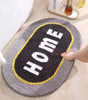 New Flocked Floor Mat - Door Mat, Living Room, Bathroom Non-Slip Mat, Bathroom Entrance Mat, Home Bedroom Rug