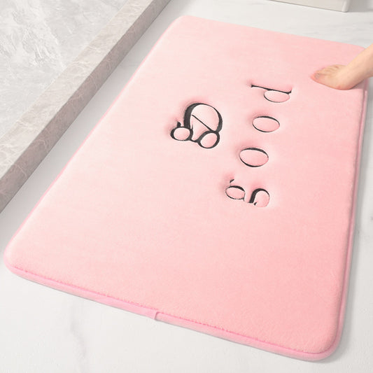 Embossed 'Spa' Non-Slip Bathroom Rug - Multi-Use Mat for Entryway & Kitchen | Free Shipping