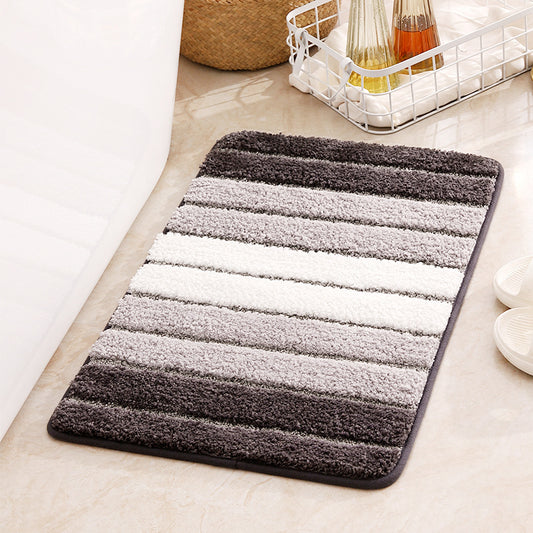 Minimalist Modern Entryway Rug - Non-slip Bathroom Mat, Absorbent Bathroom Floor Mat for Living Room, Kitchen - Home Use