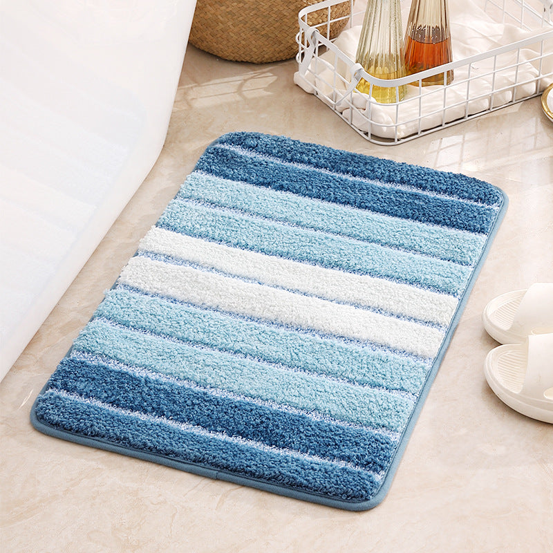 Minimalist Modern Entryway Rug - Non-slip Bathroom Mat, Absorbent Bathroom Floor Mat for Living Room, Kitchen - Home Use
