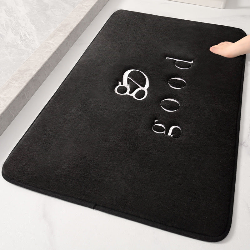 Embossed 'Spa' Non-Slip Bathroom Rug - Multi-Use Mat for Entryway & Kitchen | Free Shipping