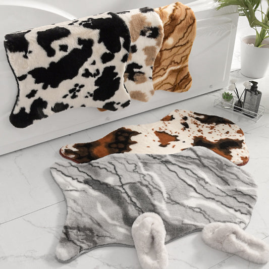Animal & Marble Print Non - Slip Rugs for Bathroom, Entryway & Kitchen