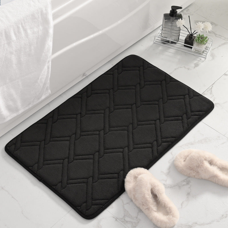Slow Rebound Thickened Entryway Mat - Non-slip Bathroom Rug, Absorbent Floor Mat for Bathroom, Kitchen - Home Use