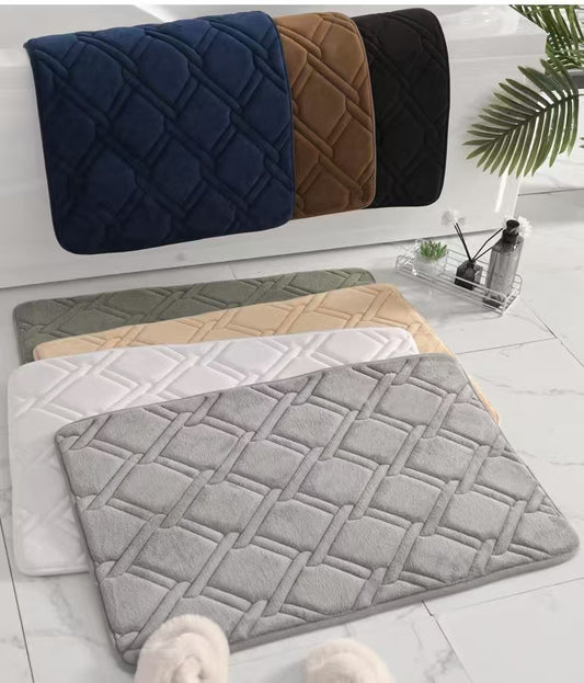 Slow Rebound Thickened Entryway Mat - Non-slip Bathroom Rug, Absorbent Floor Mat for Bathroom, Kitchen - Home Use