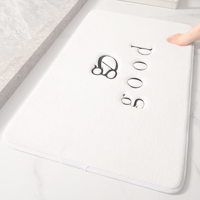 Embossed 'Spa' Non-Slip Bathroom Rug - Multi-Use Mat for Entryway & Kitchen | Free Shipping