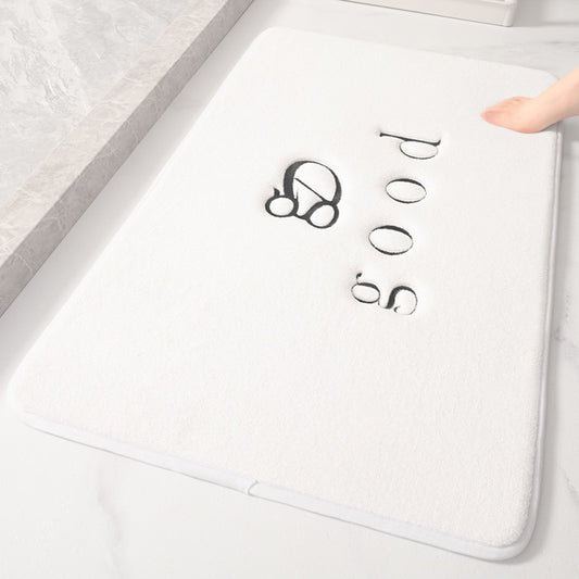 Embossed 'Spa' Non-Slip Bathroom Rug - Multi-Use Mat for Entryway & Kitchen | Free Shipping