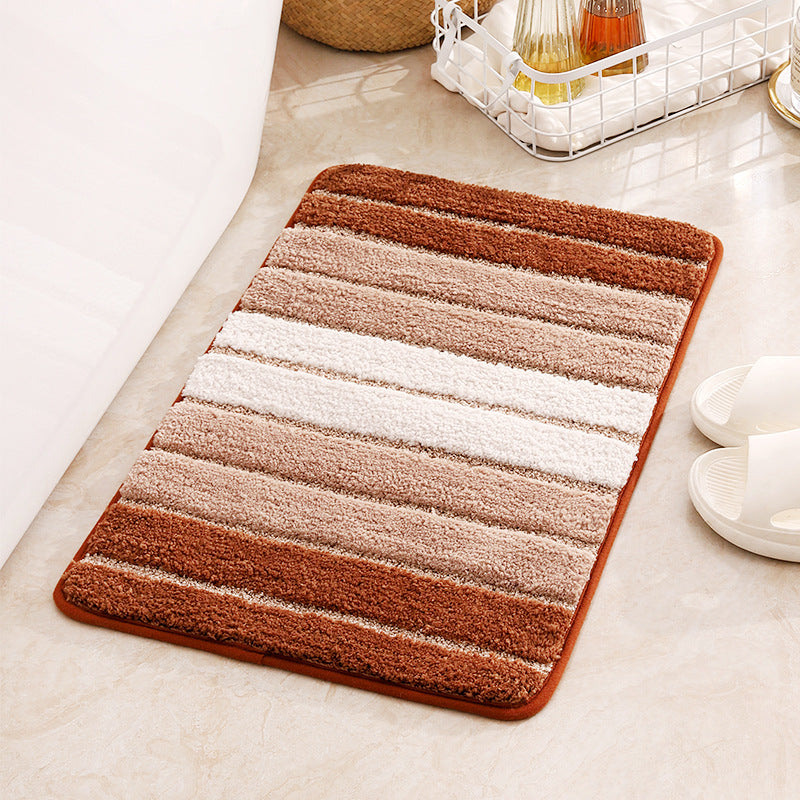 Minimalist Modern Entryway Rug - Non-slip Bathroom Mat, Absorbent Bathroom Floor Mat for Living Room, Kitchen - Home Use
