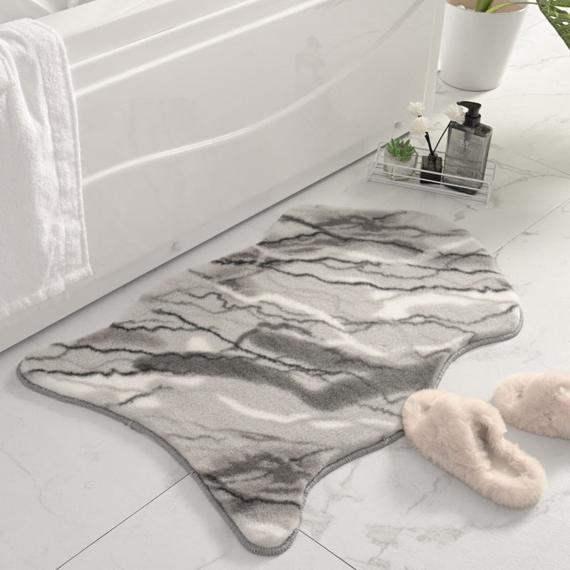 Animal & Marble Print Non - Slip Rugs for Bathroom, Entryway & Kitchen