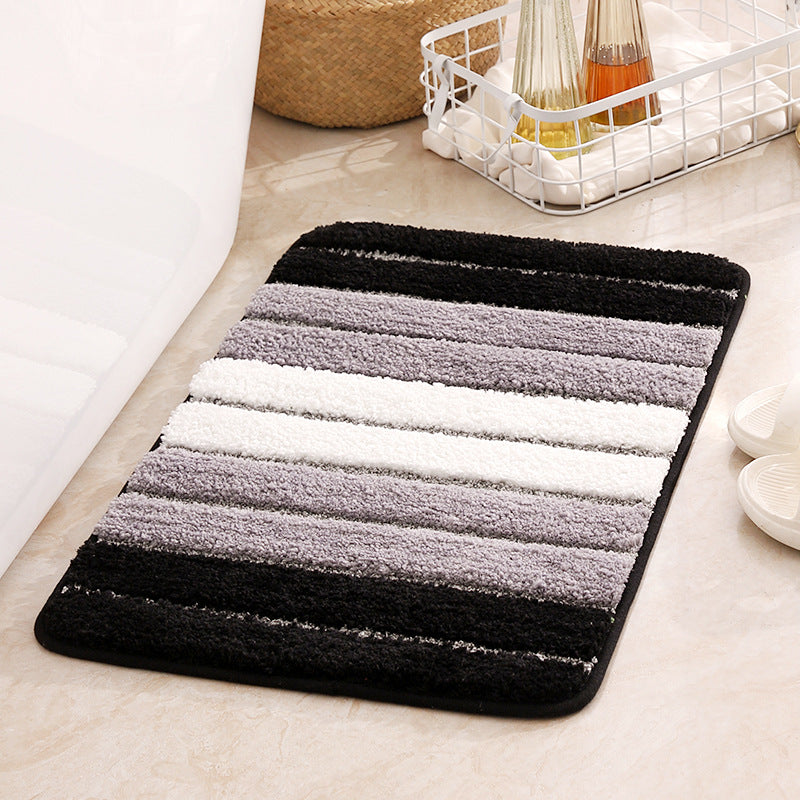 Minimalist Modern Entryway Rug - Non-slip Bathroom Mat, Absorbent Bathroom Floor Mat for Living Room, Kitchen - Home Use