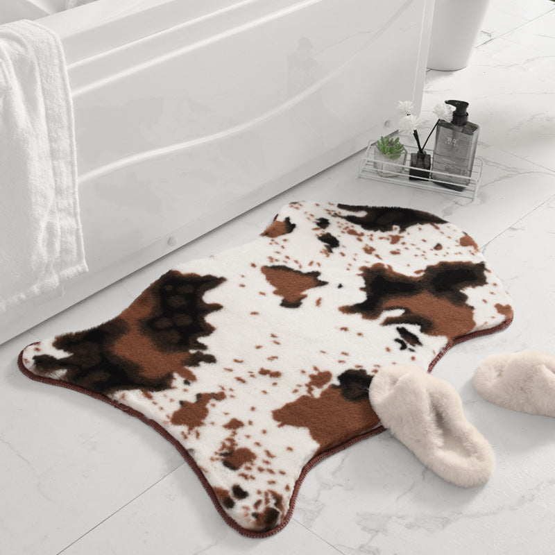 Animal & Marble Print Non - Slip Rugs for Bathroom, Entryway & Kitchen