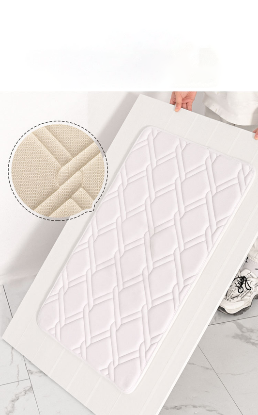 Slow Rebound Thickened Entryway Mat - Non-slip Bathroom Rug, Absorbent Floor Mat for Bathroom, Kitchen - Home Use