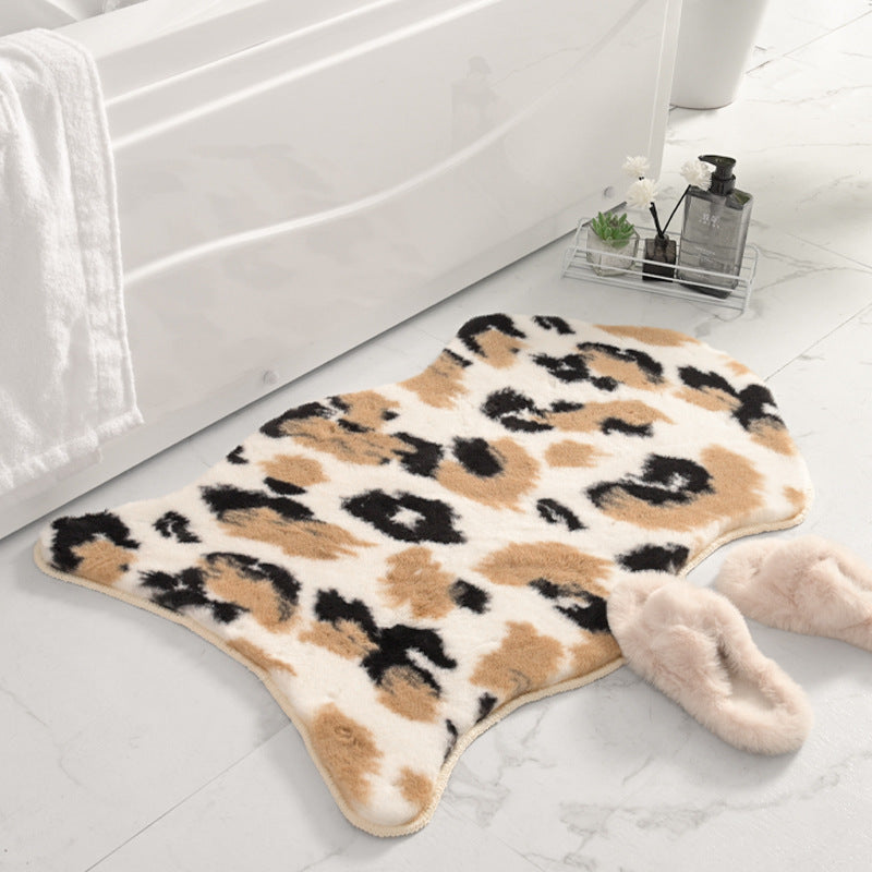 Animal & Marble Print Non - Slip Rugs for Bathroom, Entryway & Kitchen
