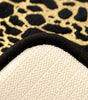 Leopard Print Sponge Gold Foil Entryway Mat - Non-slip Absorbent Rug for Bathroom, Kitchen - Home Use